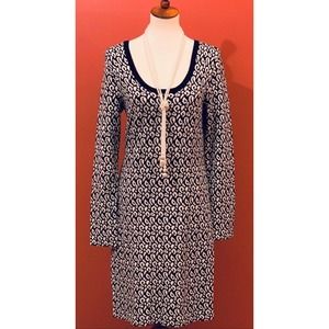 Banana Republic Leopard Sweater Dress